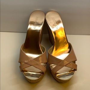 Jimmy Choo platform wedge sandal